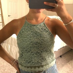 PacSun tank with lace detailing